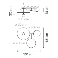 Vibia Flat 5905 LED-Deckenleuchte – Bild 5