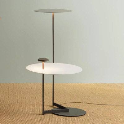 Vibia Flat 5945 LED-Stehleuchte Grau