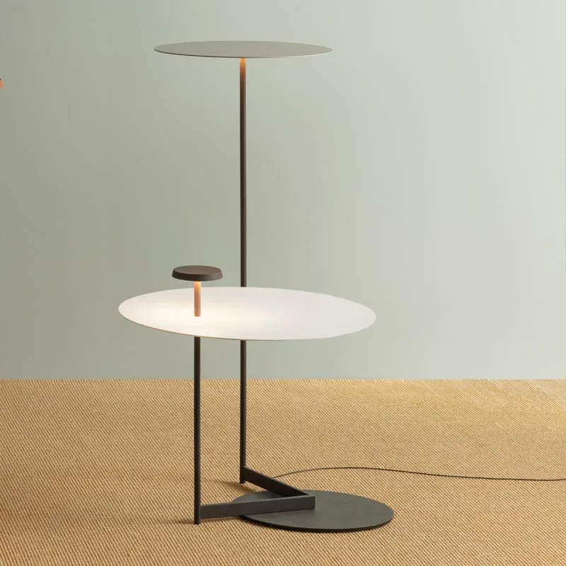 Vibia Flat 5945 LED-Stehleuchte Grau