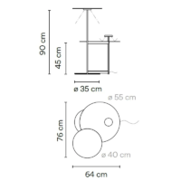 Vibia Flat 5945 LED-Stehleuchte – Bild 5