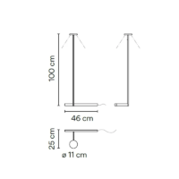 Vibia Flat 5955 LED-Stehleuchte – Bild 6