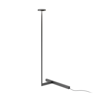 Vibia Flat 5955 LED-Stehleuchte Schwarz