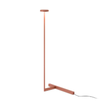 Vibia Flat 5955 LED-Stehleuchte Terracotta Rot