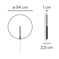 Vibia Guise 2260 LED-Wandleuchte ø 54 cm – Bild 5