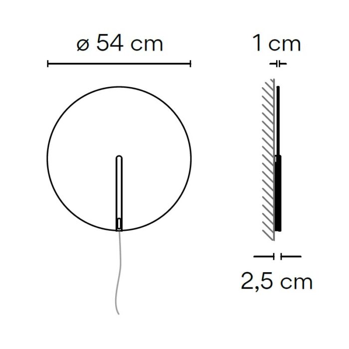 Vibia Guise 2260 LED-Wandleuchte ø 54 cm – Bild 5