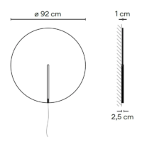 Vibia Guise 2262 LED-Wandleuchte ø 92 cm – Bild 4