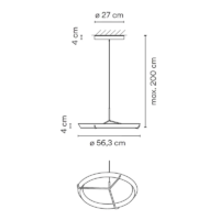 Vibia Halo Jewel 2350 LED-Pendelleuchte – Bild 6
