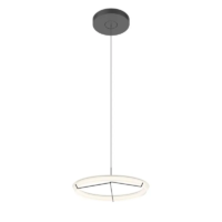 Vibia Halo Jewel 2350 LED-Pendelleuchte Schwarz