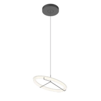 Vibia Halo Jewel 2351 LED-Pendelleuchte Schwarz