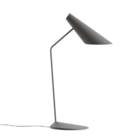 Vibia I.Cono 0700 LED-Tischleuchte Schwarz Grau