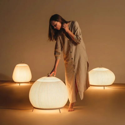Vibia Knit LED-Bodenleuchten