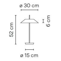 Vibia Mayfair 5500 LED-Tischleuchte – Bild 7