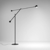 Artemide Ixa Floor LED-Stehleuchte Anthrazit