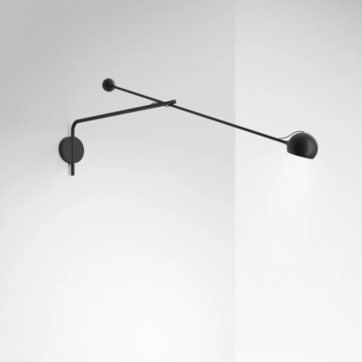 Artemide Ixa L LED-Wandleuchte mit Arm Anthrazit