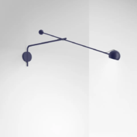 Artemide Ixa L LED-Wandleuchte mit Arm Blau