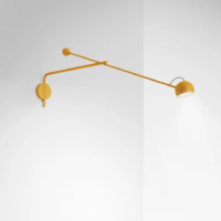 Artemide Ixa L LED-Wandleuchte mit Arm Gelb