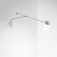Artemide Ixa L LED-Wandleuchte mit Arm Weißgrau