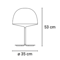 FONTANA ARTE Cheshire Tischlampe – Bild 4