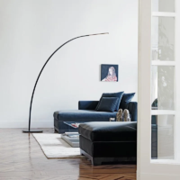 FONTANA ARTE Yumi LED Stehleuchte Schwarz