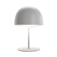 FONTANA ARTE Cheshire Tischlampe Weiß