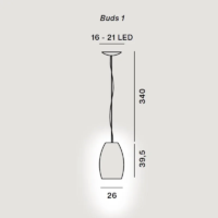 Foscarini Buds 1 LED-Pendelleuchte – Bild 3
