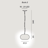 Foscarini Buds 2 LED-Pendelleuchte – Bild 7