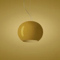Foscarini Buds 3 LED-Pendelleuchte Bambus Grün
