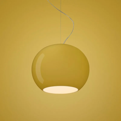 Foscarini Buds 3 LED-Pendelleuchte Bambus Grün