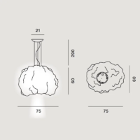 Foscarini Nuée LED-Pendelleuchte – Bild 5