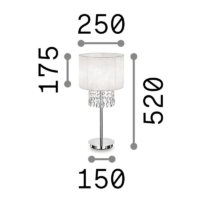 Ideal Lux Opera TL 1 Tischleuchte – Bild 4