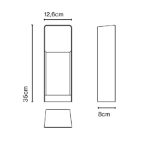 Marset Lab B 35 Pollerleuchte – Bild 10