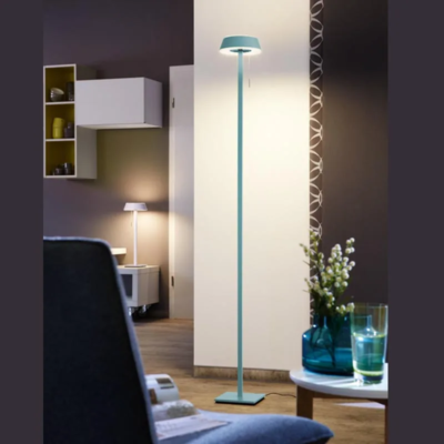 OLIGO Glance LED-Stehleuchte gerade mit Zugschalter