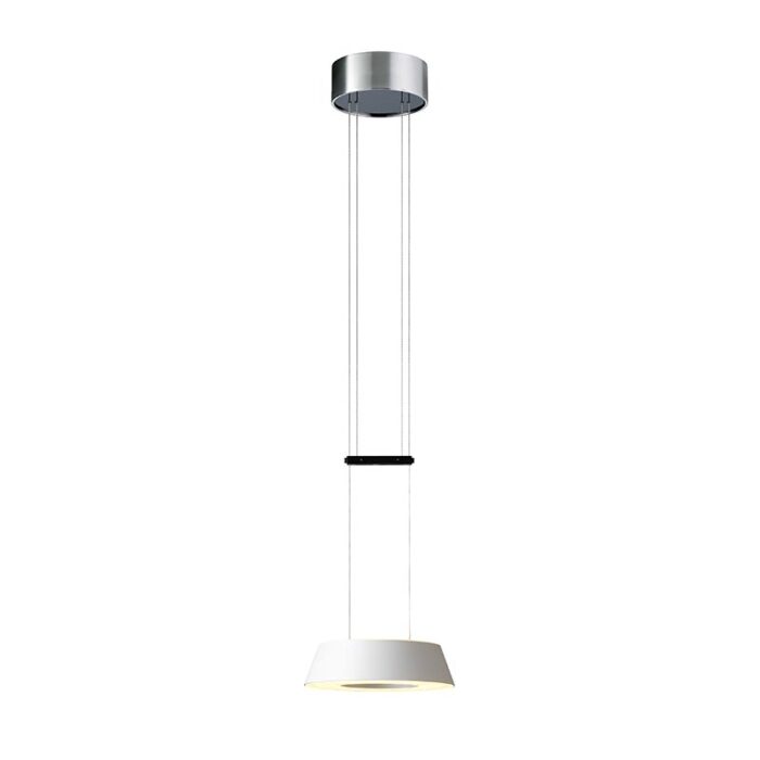 OLIGO Glance LED-Pendelleuchte 1-flammig Weiß matt