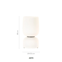 Vibia Ghost LED-Tischleuchte 4970
