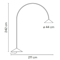 Vibia Out 4275 LED-Stehleuchte zur Festmontage – Bild 11