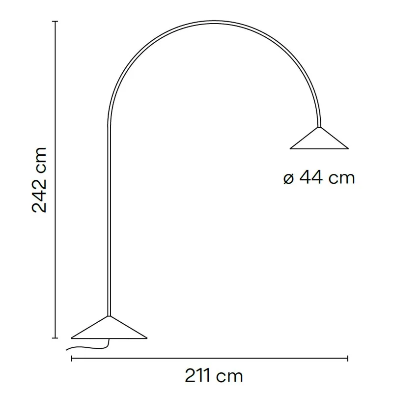 Vibia Out 4275 LED-Stehleuchte zur Festmontage – Bild 11