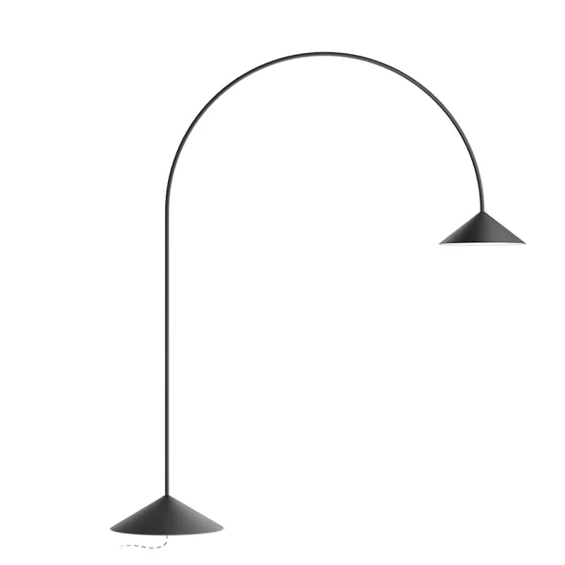 Vibia Out 4275 LED-Stehleuchte zur Festmontage Anthrazit Schwarz