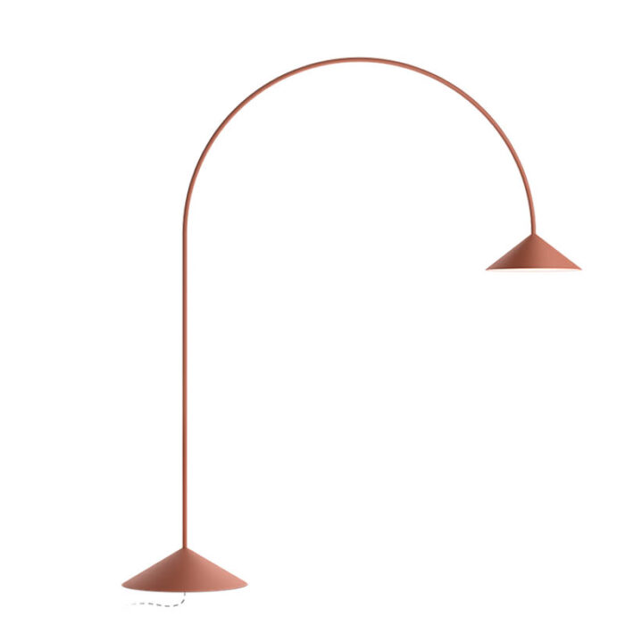 Vibia Out 4275 LED-Stehleuchte zur Festmontage Terra Red