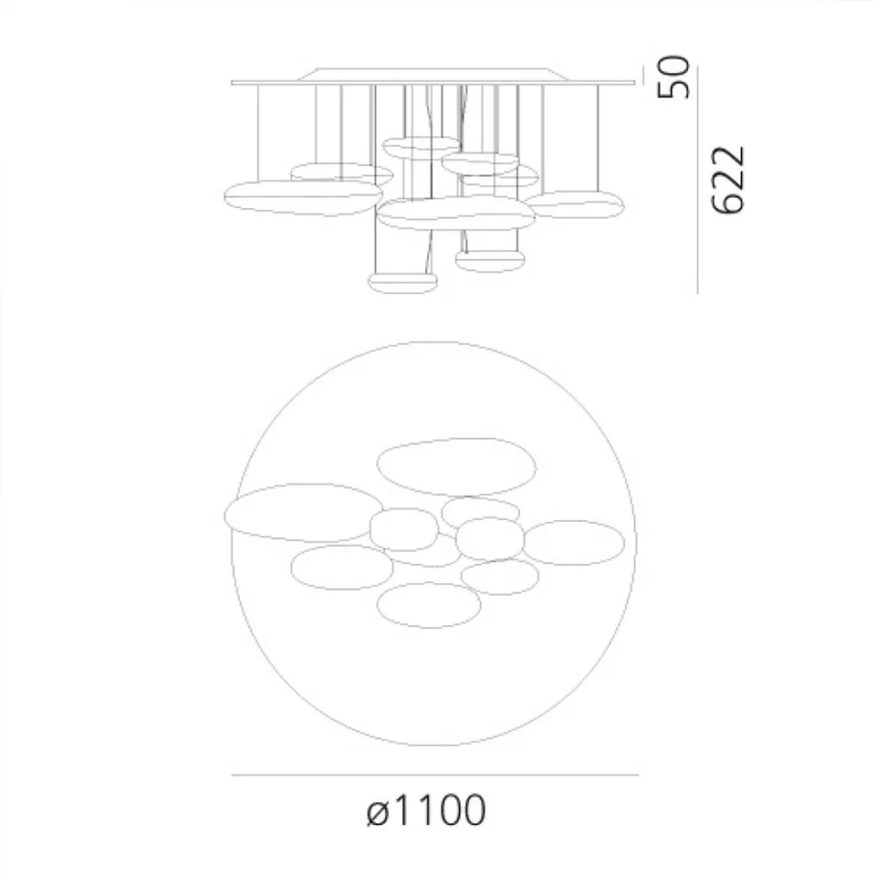 Artemide Mercury LED-Deckenleuchte – Bild 3