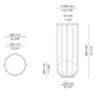 Estiluz Bols P-4027X Bodenleuchte Outdoor – Bild 19
