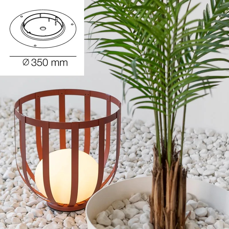 Estiluz Bols P-4028X Bodenleuchte Outdoor mit Bodenbefestigung