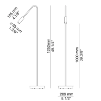 Estiluz Volta p-3538 LED-Stehleuchte – Bild 10