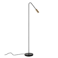 Estiluz Volta p-3538 LED-Stehleuchte Schwarz Gold