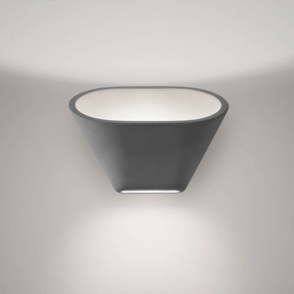 Foscarini Aplomb Wandleuchte Grau