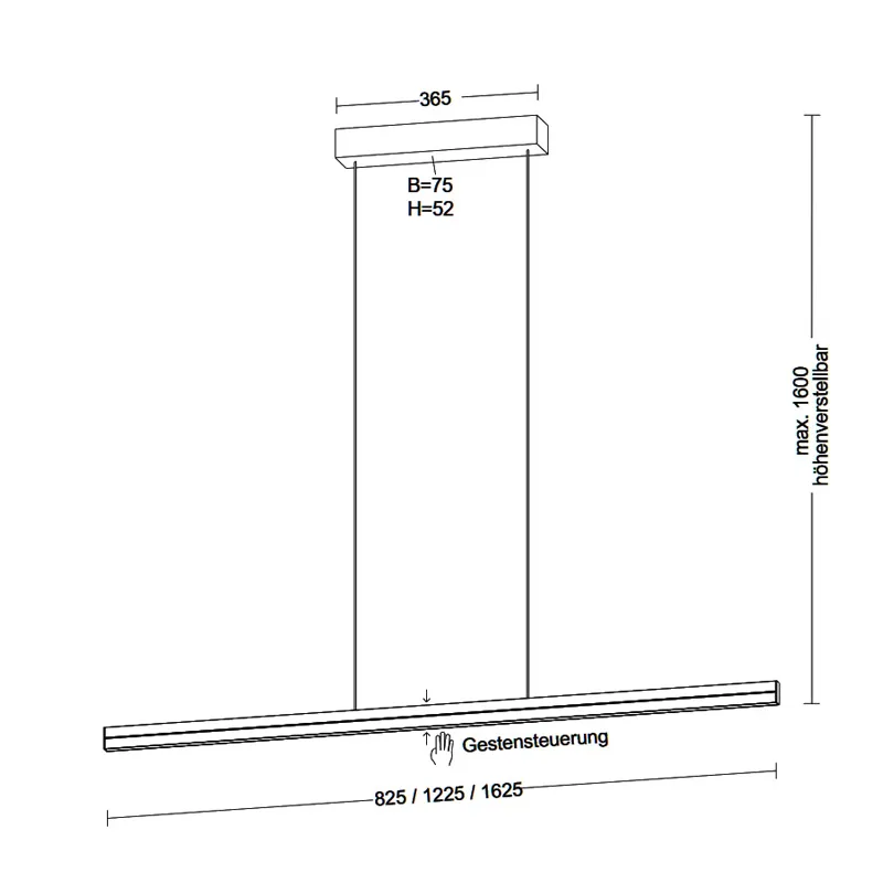 Holtkötter Avior M Pendelleuchte 123 cm – Bild 6