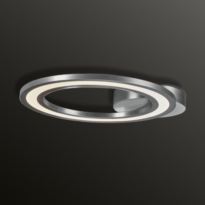 Holtkötter Orbit LED-Deckenleuchte Aluminium Matt