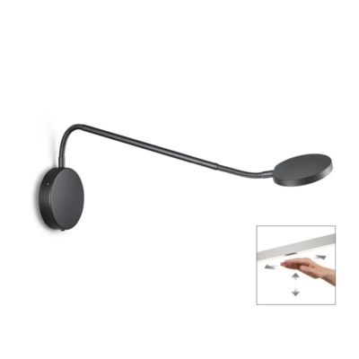 Knapstein THEA LED-Wandleuchte Schwarz