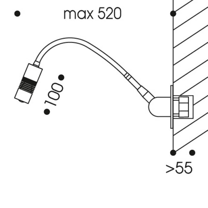 OLIGO A Little Bit LED-Wandleuchte Einbau – Bild 8