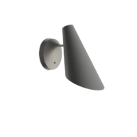 VIBIA I.Cono Wandleuchte Schwarz Grau