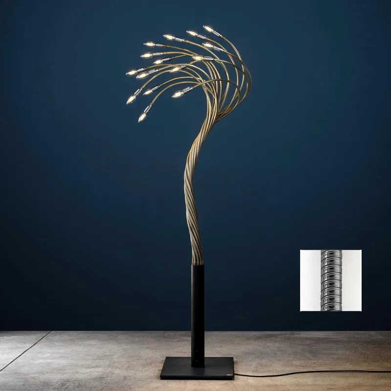 Catellani & Smith Sottovento 15 Stehleuchte Nickel